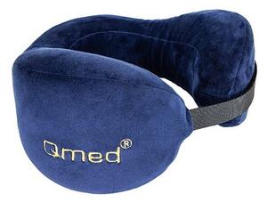 Qmed Plusz Memória habos Utazó nyakpárna 30 x 28 x 10 cm - Kék