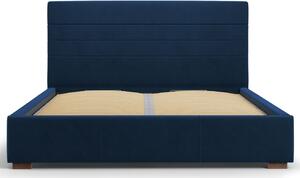 MICADONI ARANDA királykék bársony ágy 140 x 200 cm