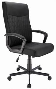 Állítható forgós irodai fotel COMFORT - fekete