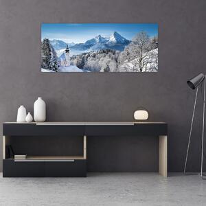 Kép - Havas táj (120x50 cm)