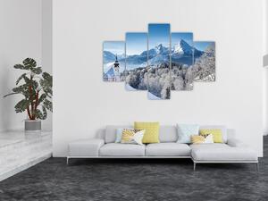 Kép - Havas táj (150x105 cm)