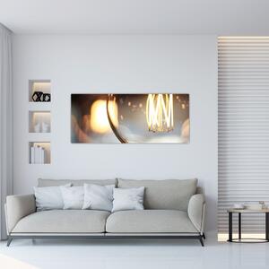 Izzó villanykörte képe (120x50 cm)
