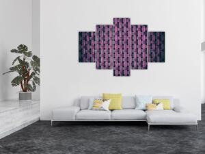 Lila textúrás kép (150x105 cm)