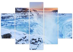 Kép - Hideg vízesések (150x105 cm)