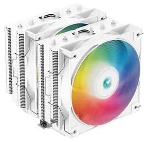 Deepcool AG620 WH ARGB V2 Dupla Torony Processzor Hűtő 260W Fehér
