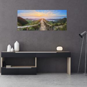 Kép - Hegyi ösvény (120x50 cm)