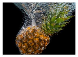 Ananász a vízben képe (70x50 cm)
