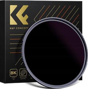 K&F Concept NANO-X ND100000 Szűrő, Napszűrő, Vízlepergető, Karcálló, 77mm KF-01-2517