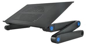 Állítható notebook asztal ventilátorral