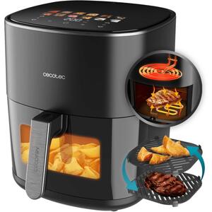 CECOTEC Cecofry&Grill Duoheat 6500 olajsütő 65L fekete A01 A01_EU01_100500