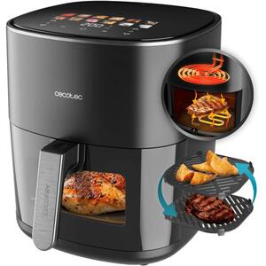 CECOTEC Cecofry&Grill Duoheat 6500 olajsütő 65L fekete A01 A01_EU01_100500