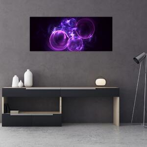 Absztrakt kép buborékok (120x50 cm)