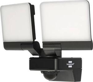 BRENNENSTUHL WiFi LED Duo kültéri reflektor mozgásérzékelővel fekete WFD 3051 P 1179060020