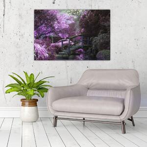 Kép - lila fák (90x60 cm)