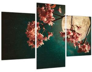 Kép - Sakura teliholdkor (90x60 cm)
