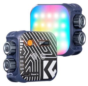 K-F CONCEPT RGB LED lámpa 2500-9900K CRI 96+ 2000mAh 21 fényeffekt kék
