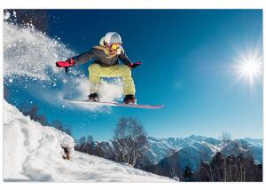 Kép - Snowboardos (90x60 cm)