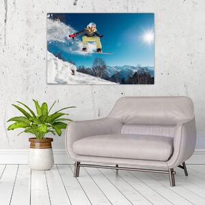 Kép - Snowboardos (90x60 cm)