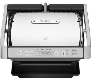 Tefal GC707D Kontakt grill Elektromos Nemesacél, Fekete