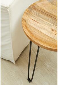 Tárolóasztal akácfa asztallappal 46x48 cm Nandri – Premier Housewares