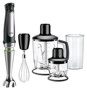 Braun MultiQuick 7 MQ 7045X 1,25 L Merülő mixer 1000 W Fekete, Rozsdamentes acél