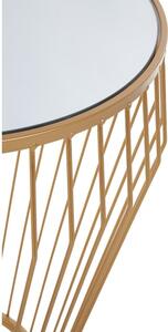 Kerek tárolóasztal üveg asztallappal ø 45 cm Avantis – Premier Housewares
