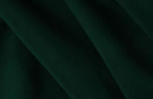 Zöld bársony sarokkanapé MICADONI Ruby II. 366 cm, jobb