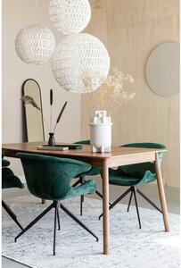 Bővíthető étkezőasztal diófa dekoros asztallappal 90x180 cm Glimps – Zuiver