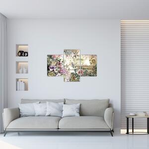 Kép - Design virágok (90x60 cm)
