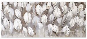 Kép - Strukturált tulipánok (120x50 cm)