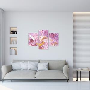 Kép - Rózsaszín absztrakció (90x60 cm)