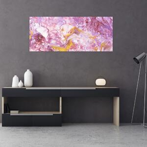Kép - Rózsaszín absztrakció (120x50 cm)