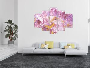Kép - Rózsaszín absztrakció (150x105 cm)