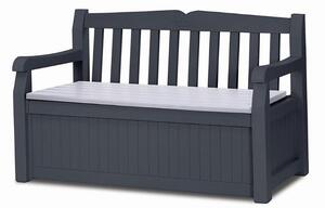 Keter Eden Garden Bench 265L kerti pad, szürke (610215)