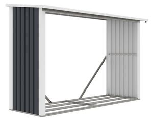 G21 WOH 335 tüzifa tároló - 242 x 89 cm, antracit