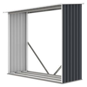 G21 WOH 136 - 182 x 75 cm tüzifa tároló, antracit