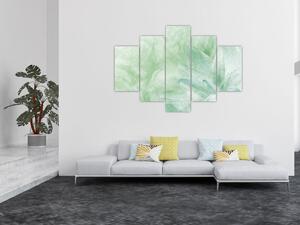 Kép - Zöld virág (150x105 cm)