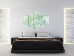 Kép - Zöld virág (150x105 cm)
