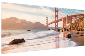Kép - Golden Gate híd (120x50 cm)