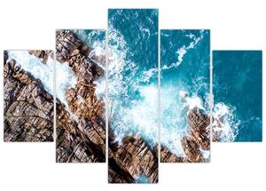 Kép a sziklák és a tenger (150x105 cm)