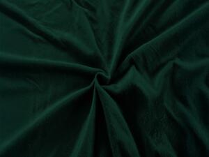 Mikroplüss lepedő NOLVIA 160x200 cm sötétzöld