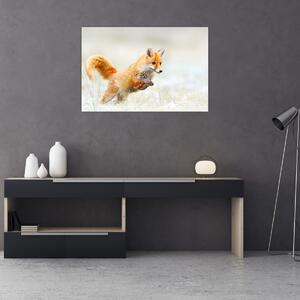 Kép - Ugró róka (90x60 cm)