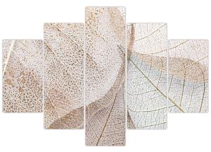 Kép - Bézs levelek (150x105 cm)