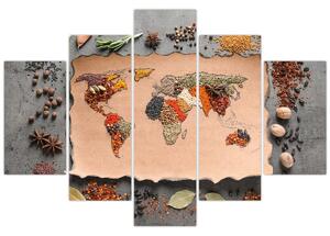 Kép - A világ fűszerei (150x105 cm)