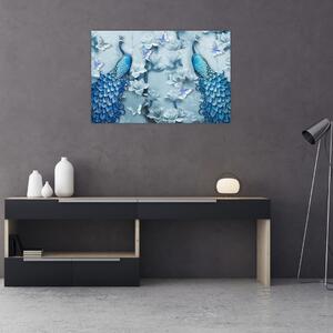 Pávák képe (90x60 cm)