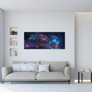 Kép - Éjszakai égbolt (120x50 cm)