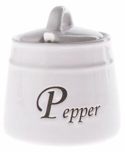 Pepper kerámia borstartó üveg kanállal, 430 ml