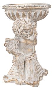Barokk sítlusú virágtartó angyalos mintával