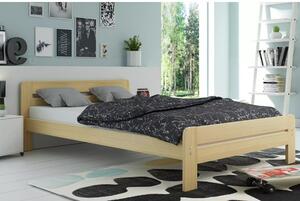 Dallas ágy tömör fából, 120x200 cm Fehér