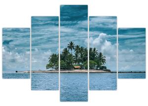 Kép - sziget a tengeren (150x105 cm)